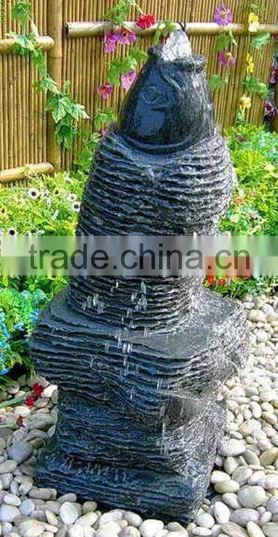 fish shape granite stone decorative house decoration items