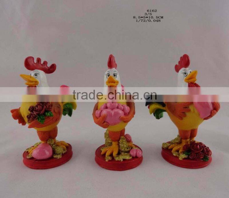 2017 Resin new year rooster ornament