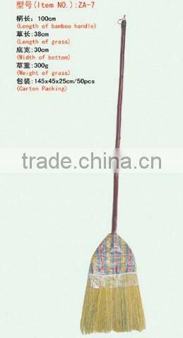 Japanese home use broom and bamboo handle broom