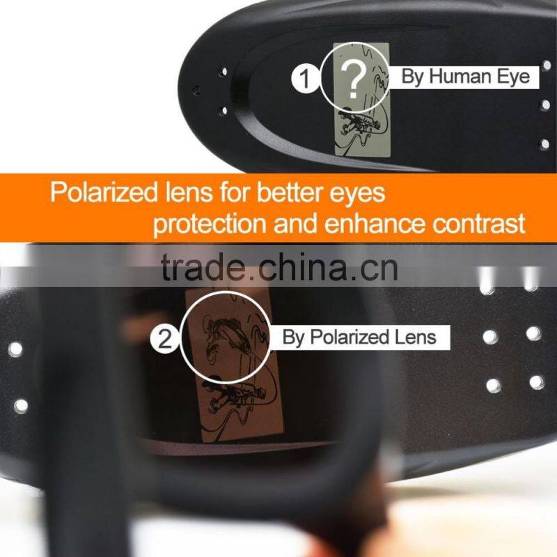 Professional Polarized Blue Silicone Adult Swim Goggles(MM-7202)