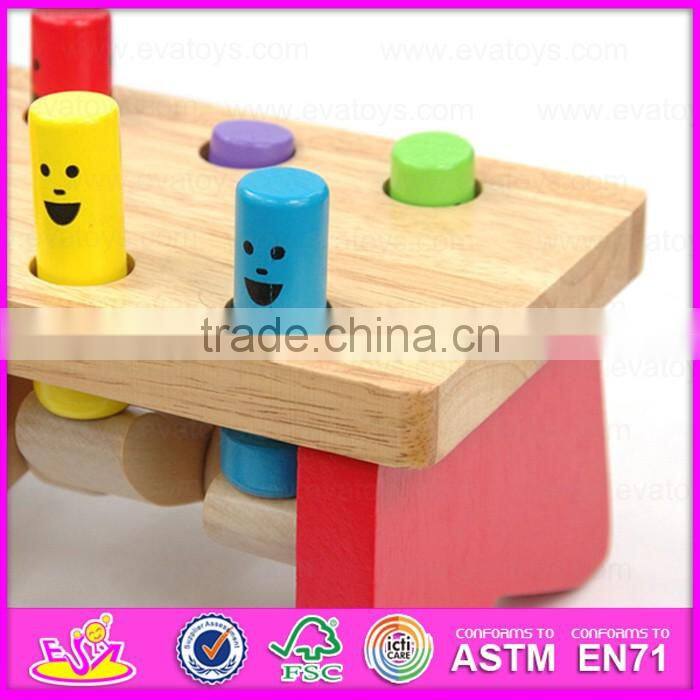 2016 new design baby wooden toy hammer W11G021