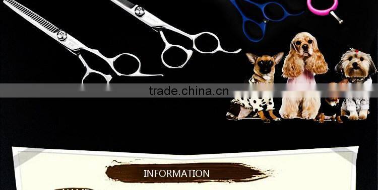 QJE-P08 pet scissors for dogs beauty with razor edge