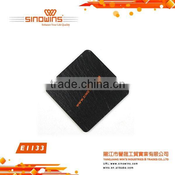 E1133 Square Rock Plate Sushi Board Slate Dinnerware Plate