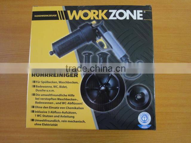 Air blaster power drain cleaner