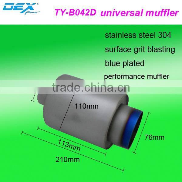 racing spare part exhaust system universal muffler performance