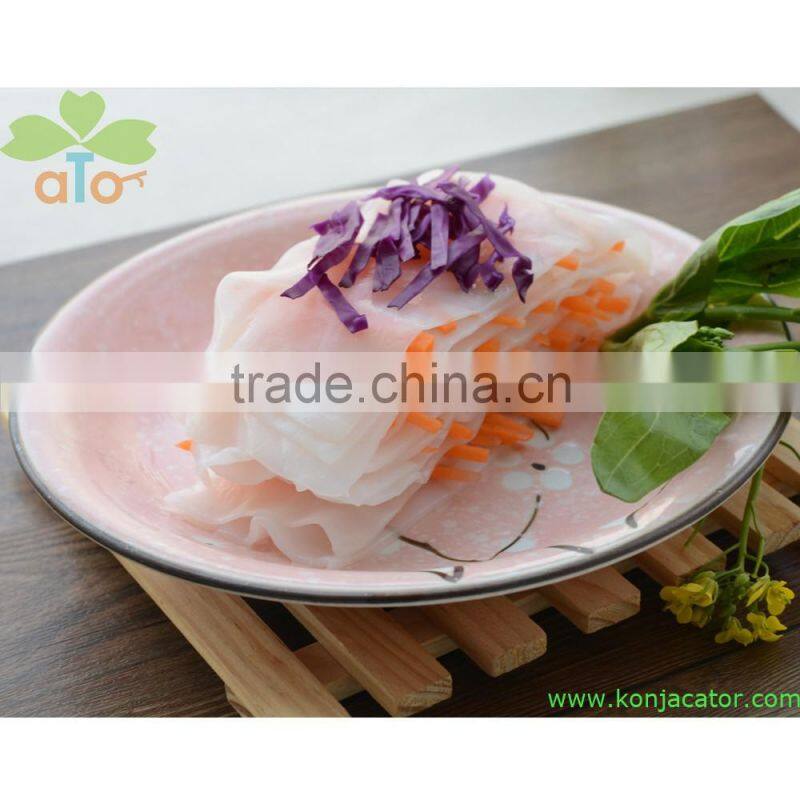 Healthy diet slimming konnyaku noodles lasagna substitute for Type 2 diabetics