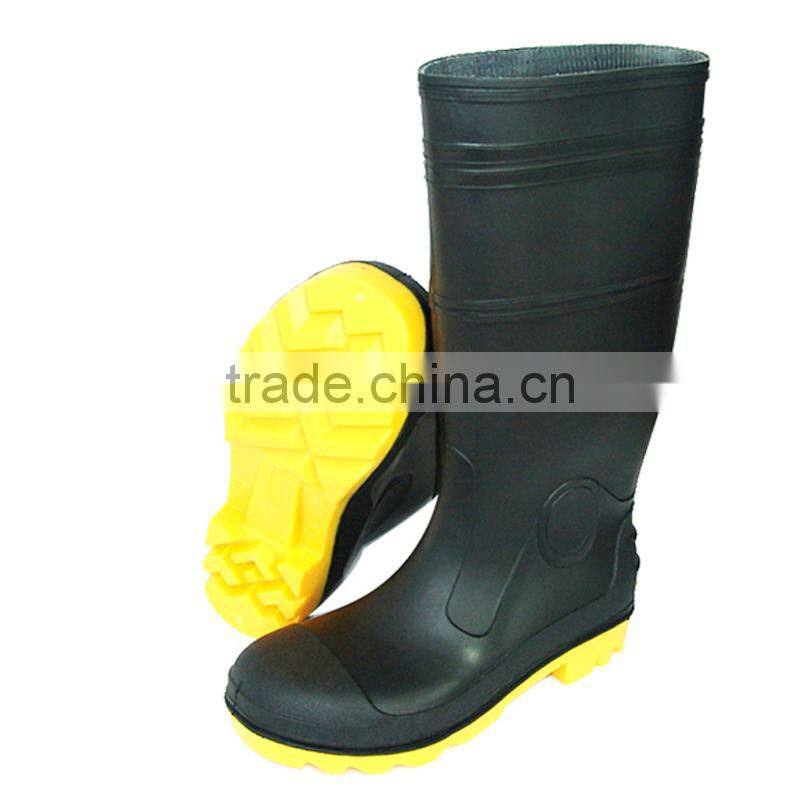 white pvc safety boots men gumboots wholesale