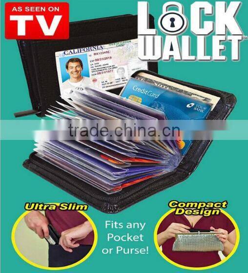 Outdoor Safety Lock Wallet - RFID Blocking Wallets As Seen on TV