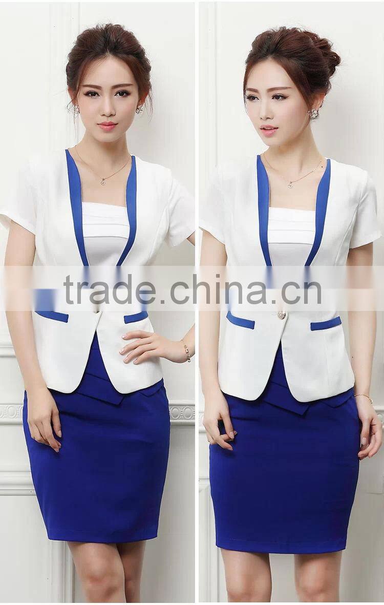 Fashion Women's Office Suit For Summer With Skirt WU001