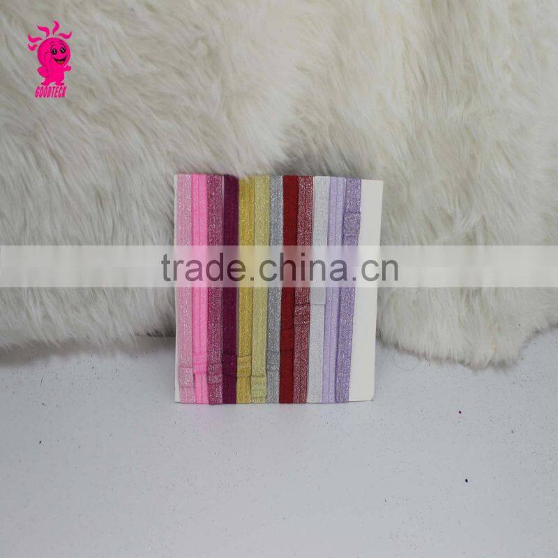 2015 hot sales Children Colored Satin covered Resin Hairbands Ribbon Covered Adult & Kids Headbands