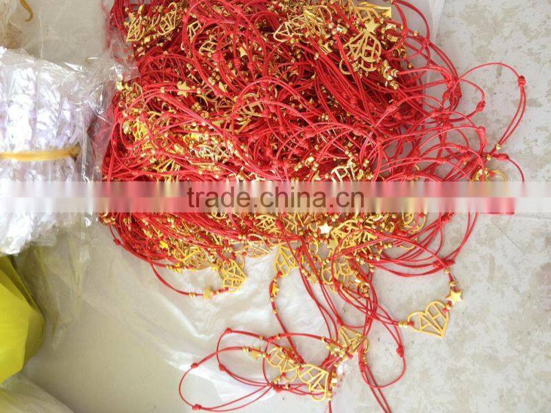 gold love letter charm suede leather bracelet custom logo charm leather bracelet