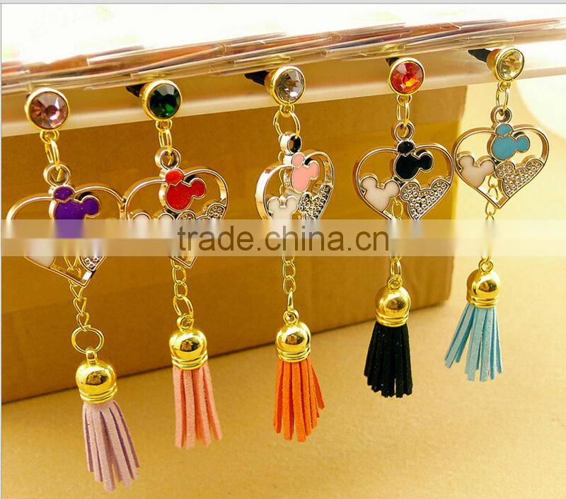 Cartoon lollipop design phone dustplugs for teenages wholesale mobilephone dustproof