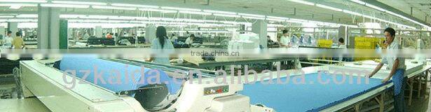 100% Cotton Sweater Cloth Men's Casual 3/4 Short Beach Pants with Joined Color Embroidery Contrast