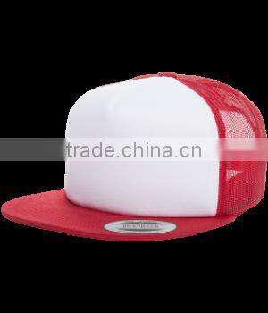 Two Tone Foam Trucker Cap High Profile Mesh Back Trucker Hats 5 Panel Hat Classic Snapback Cap Wholesale Blank Trucker Hats