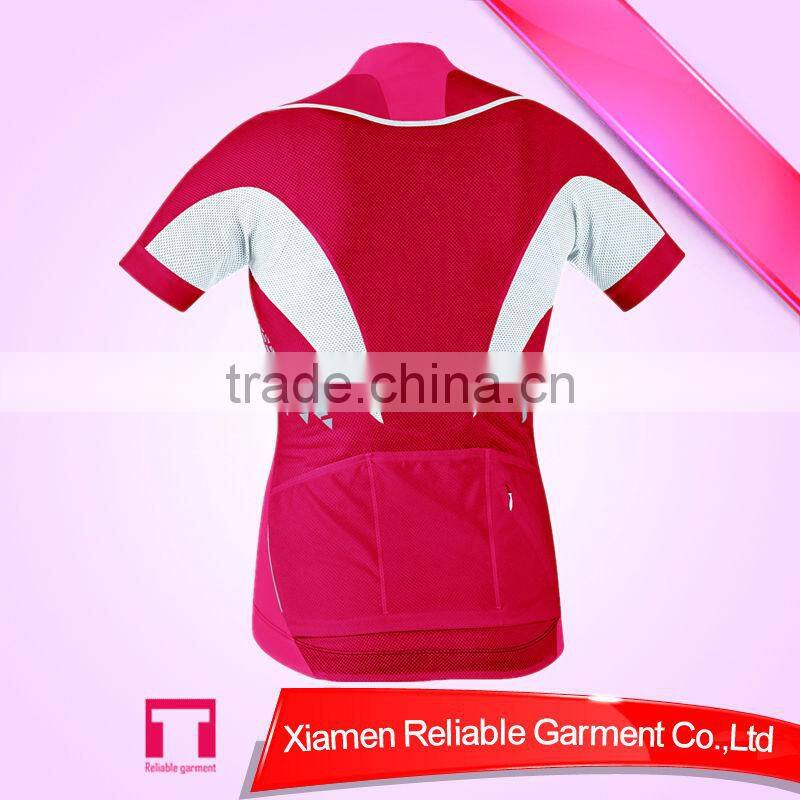 Promotional OEM 2016 custom made top quality of cycling clothing/racing shirt