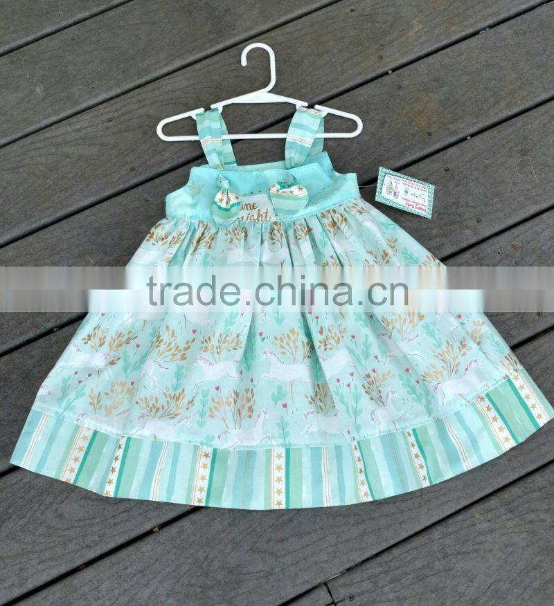 Toddler Girls Unicorns Magic 1st Birthday Dress