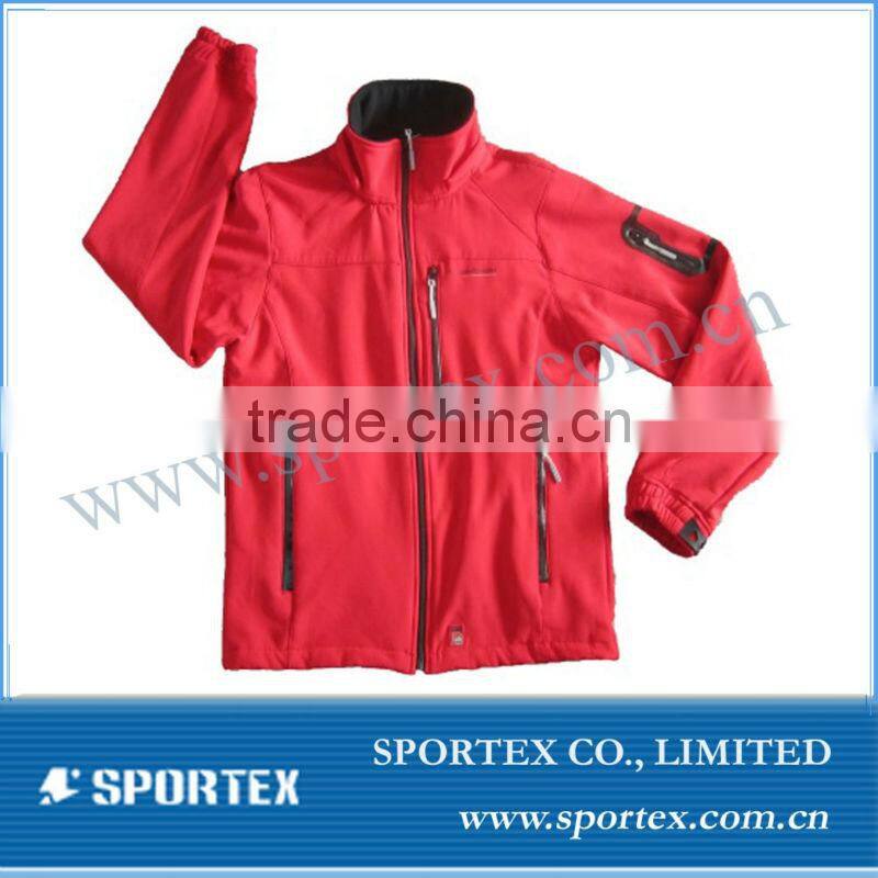 Men HoodedWindstopper SoftShell Jacket/Ourdoor Sportswear/Softshell clothing