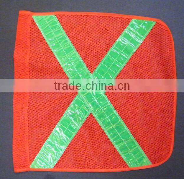 custom orange safety flag
