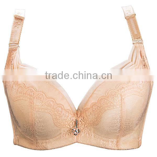 2015 new arrival Nylon & Spandex Plus Size Push-up Bra