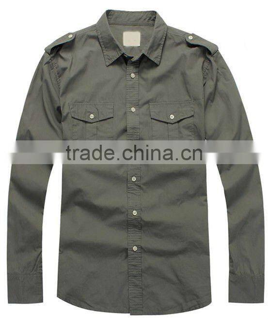 casual shirts fashion man shirt long sleeve 100% men cotton shirts