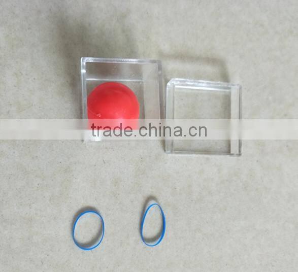 Magic Tricks Red Ball Through Clear Box Illusion Magic Prop Magician Trick Tool