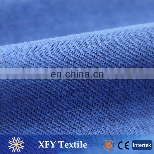 XFY-RL161 Navy Fluorescence Pigment Dye Rayon Linen Fabric Price