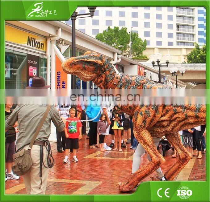 Kawah life size realistic animatronic dinosaur costume