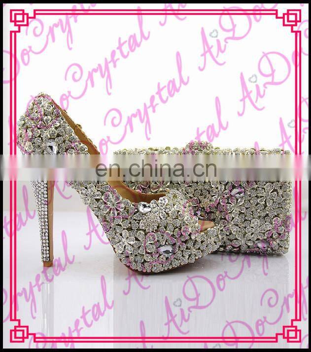 Aidocrystal Fashion ladies high heels women fashion shoes Pointed toe stiletto shoes