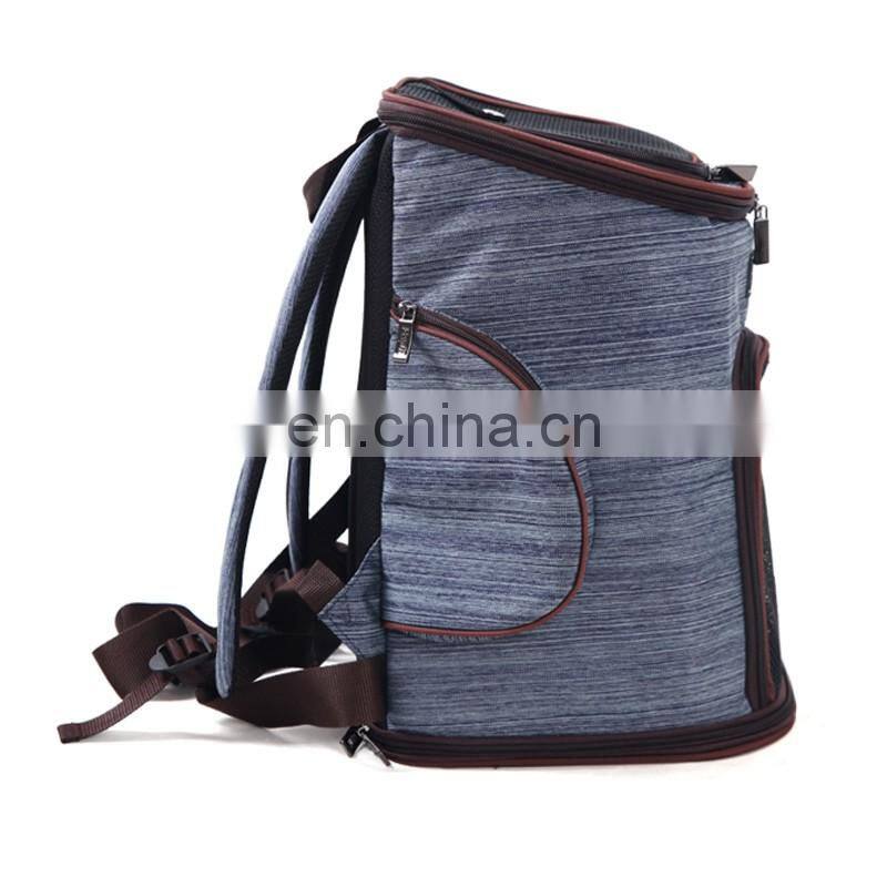ODM fashion new denim pet backpack for man and women