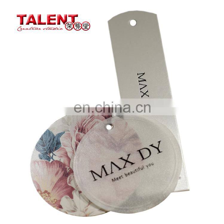 Custom Private Brand jeans hang tag for girl with high quality