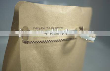 2015 Zip lock coffee packing bag