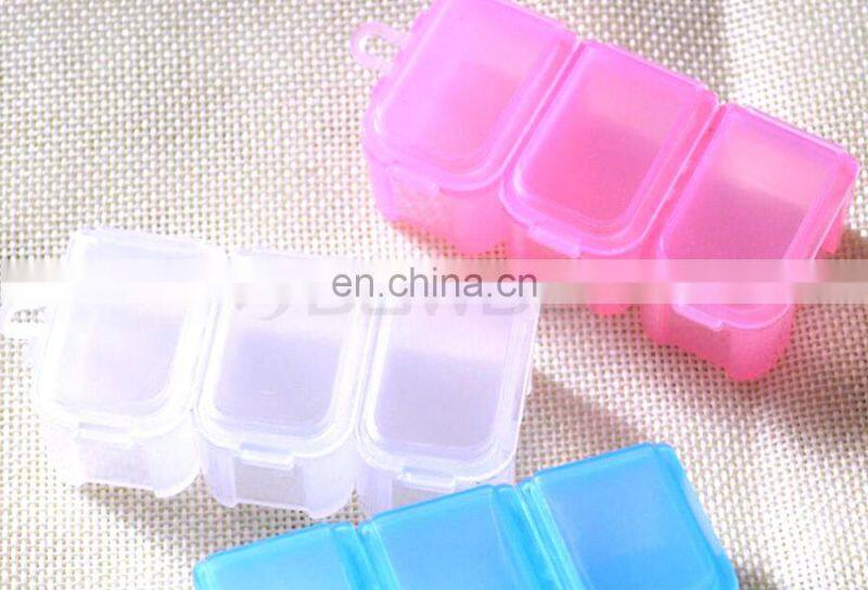 High Quality Medicine Case Travel Weekly Durable Colorful Pill Bottle Holder