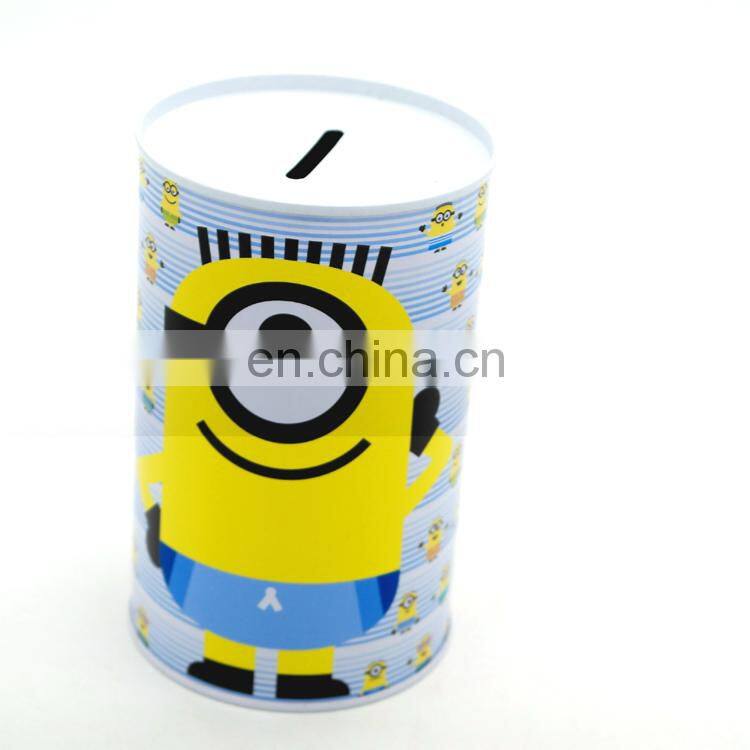 custom printed money tins/rectangular money saving tin box/coin tin box
