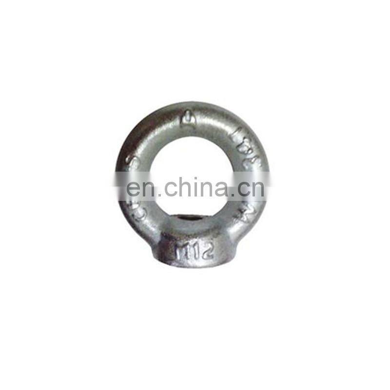 Hot Dip Galvanized Forged Carbon Steel Thimble Eyenuts