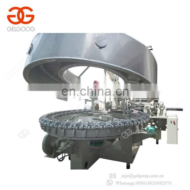 High Effciency Automatic Ice Cream Cone Rolling Machines Production Line Sugar Cone Baking Machine Price