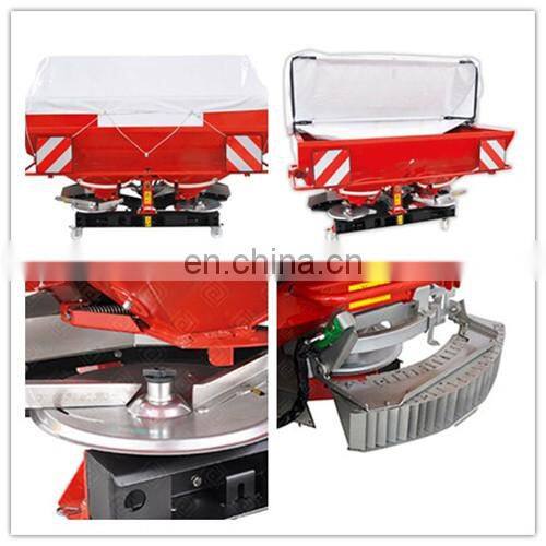Tractor mounted fertilizer spreaders