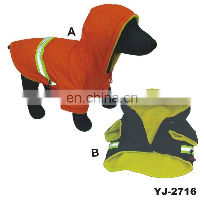 Large luxury simply dog rain coat clothes