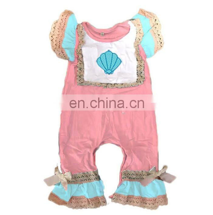 Hot Sale Rompers Infant Toddler Jumpsuit Short Sleeve Baby Girl
