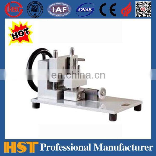 QK-20 Rubber / Plastic / Pipe Manual Charpy Izod Notch Specimen Making Broaching Machine