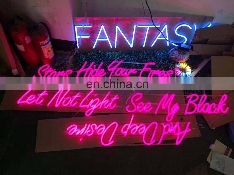 Unbreakable Acrylic frame 12V custom neon taxi sign