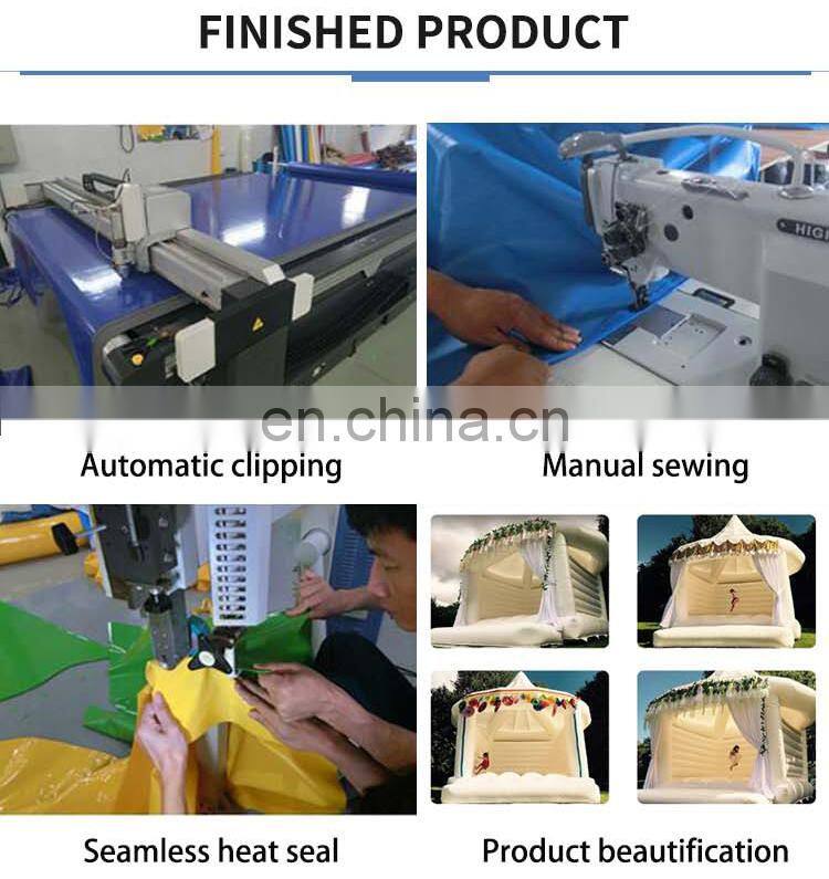 HOT Sale New Commercial Inflatable White Bouncy Bounce House Jumping Castle Sport for Wedding Party