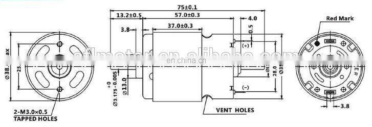 12v 24v rs 550 555 brushed micro dc motor for electric drill