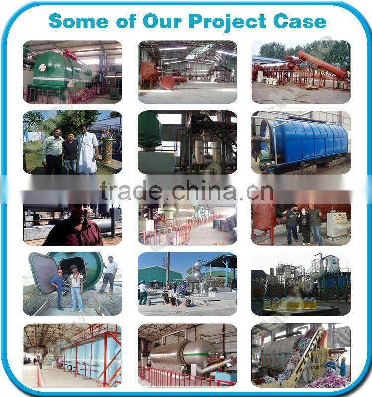 Fully Automatic Waste tyre pyrolysis plant to fuel_Waste plastic tyre oil plant