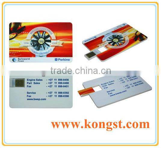 Physical Smart Credit Card USB 2GB/4GB/8GB Logo Printable