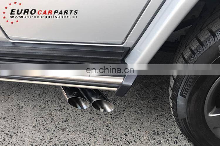 G class 350D exhaust tips for MB G-class W463 350D 2017y to B-style W463 exhaust tips silver tips