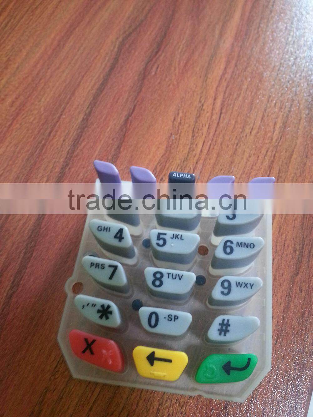 Silicone Keypad for Pos terminal verifone vx610 Vx510 Vx520 Vx670 Vx680 Vx675