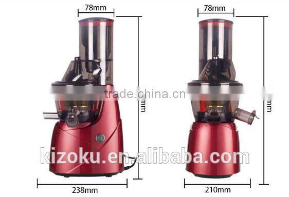 BPA FRE Wide Mouth AC induction motor 76mm Whole fruit slow juicer SP-DJN-001