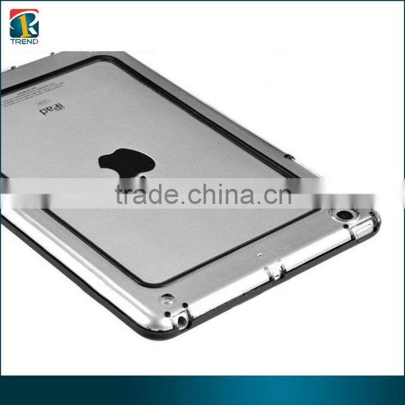 crystal clear bumper case cover for ipad mini tablet