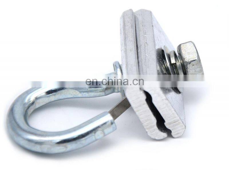 MT-1701 Factory Price DACROMET Fiber Optic Cable Hook Fiber Optic Wire Span Clamp