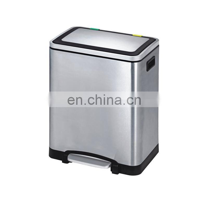 Household Step Trash Can Stainless Steel Kitchen Bathroom kitchen waste bin